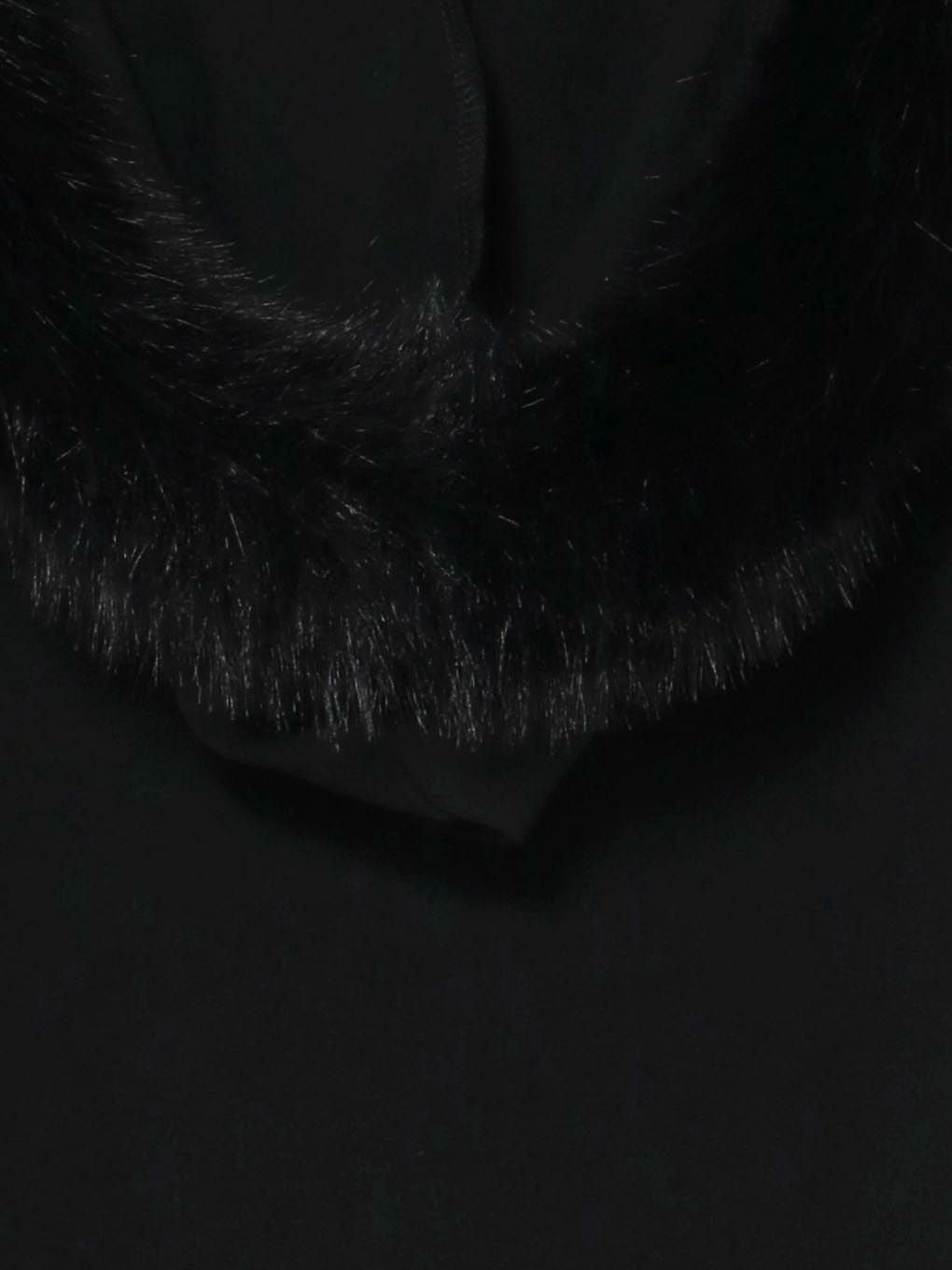 【BUBBLES】フードファーオフショルトップス