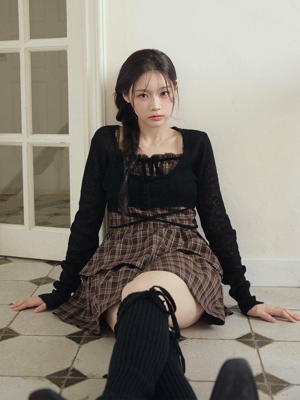 【BUBBLES】コケットティアードワンピース