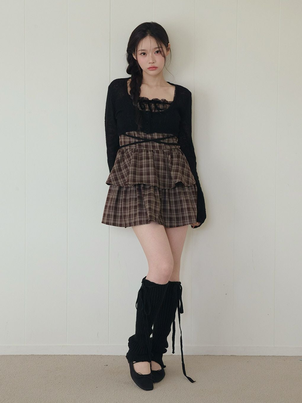 【BUBBLES】コケットティアードワンピース