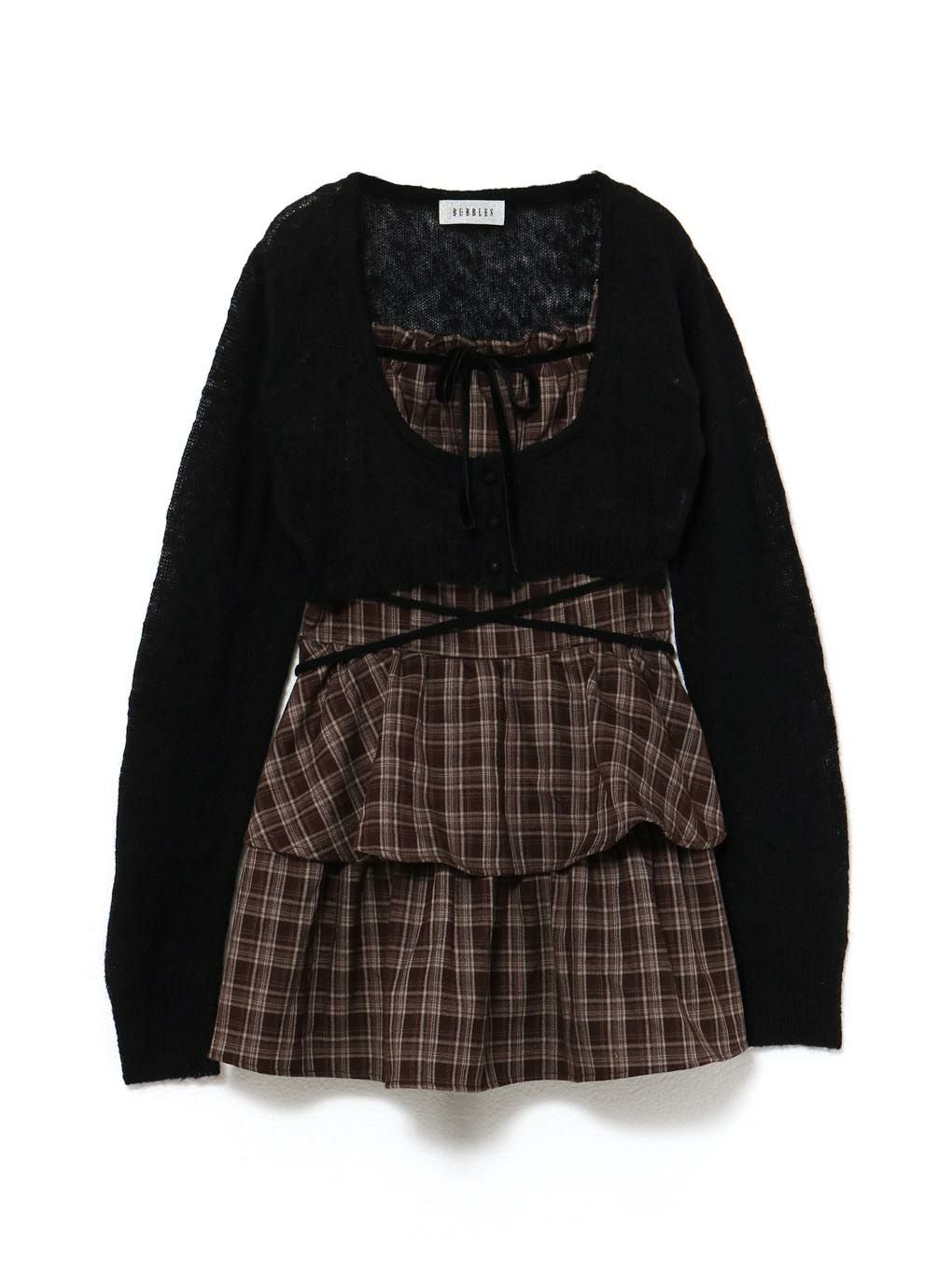 【BUBBLES】コケットティアードワンピース