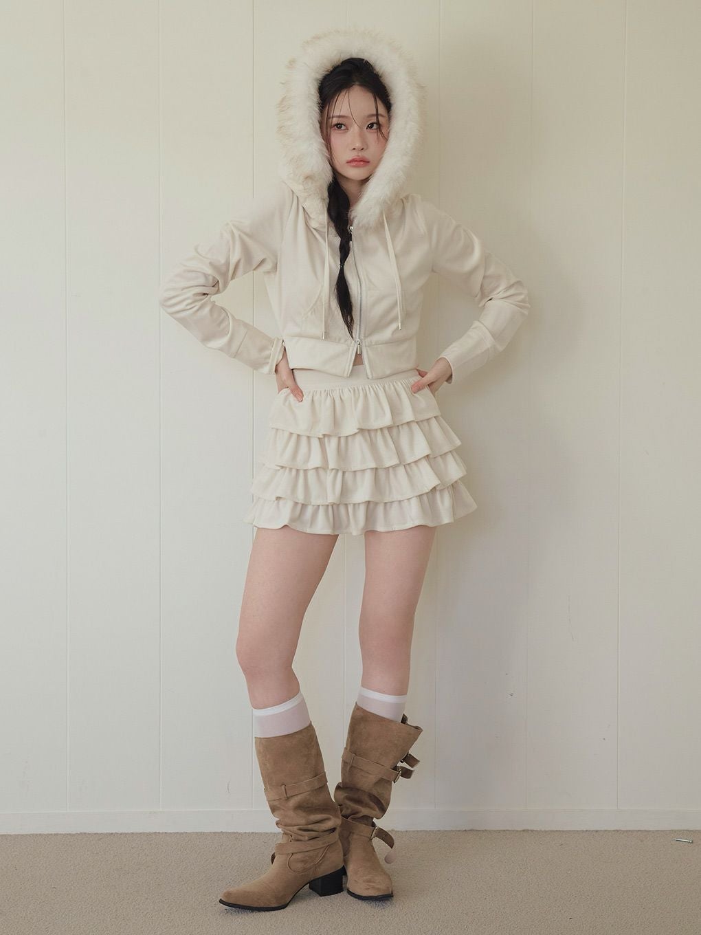 bubbles パーカー BUBBLES】クロミビジューパーカー | sparkling mall online store