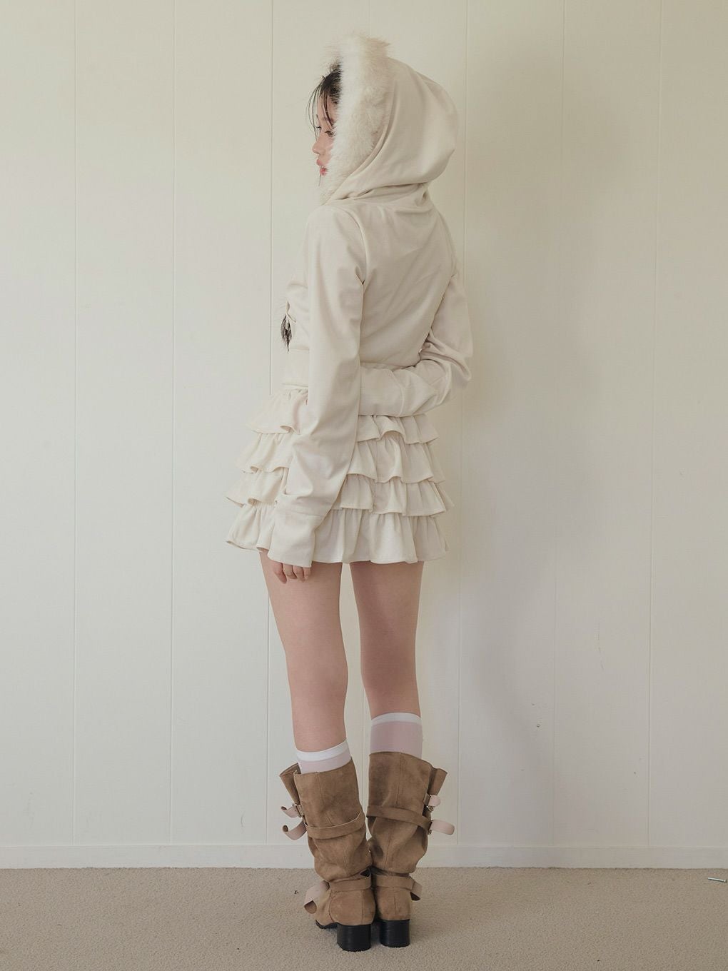BUBBLES】ベルベットファーパーカー | sparkling mall online store