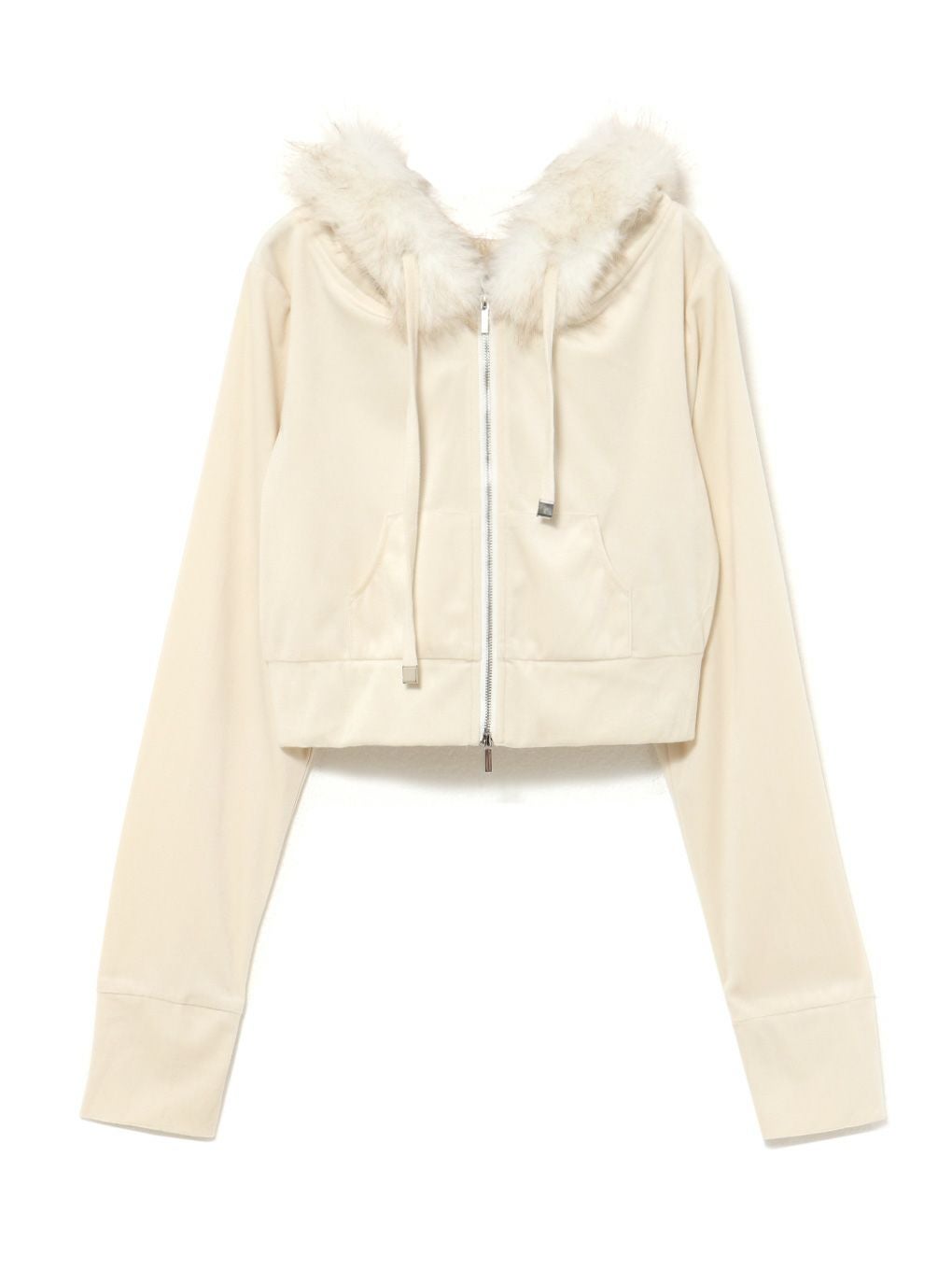 【BUBBLES】ベルベットファーパーカー