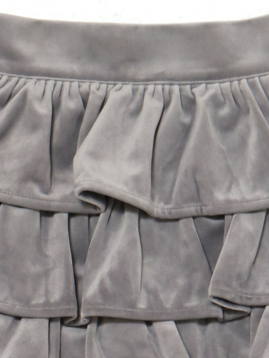 【BUBBLES】ベルベットフリルスカパン