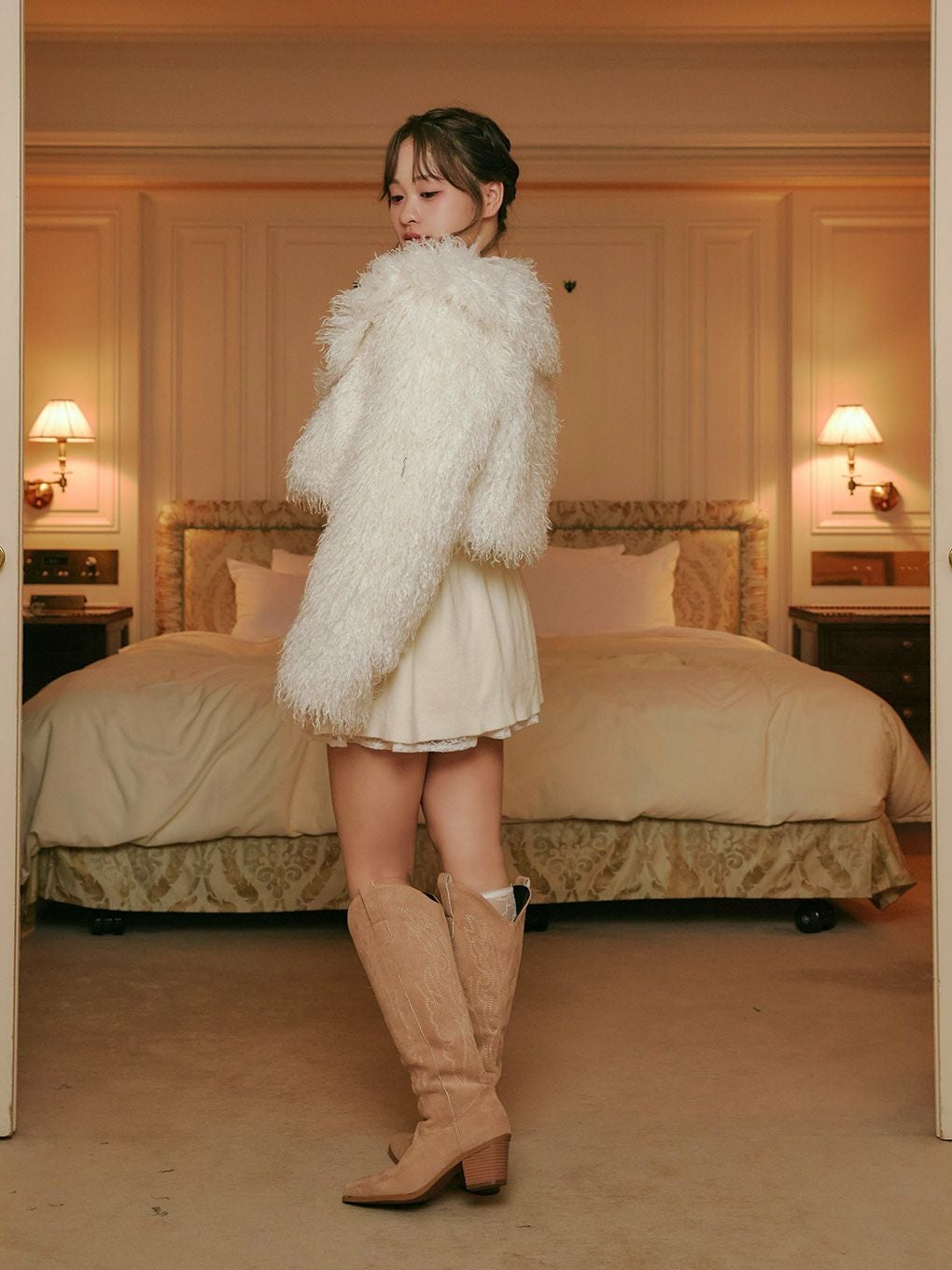 【BUBBLES】ショートファージャケット