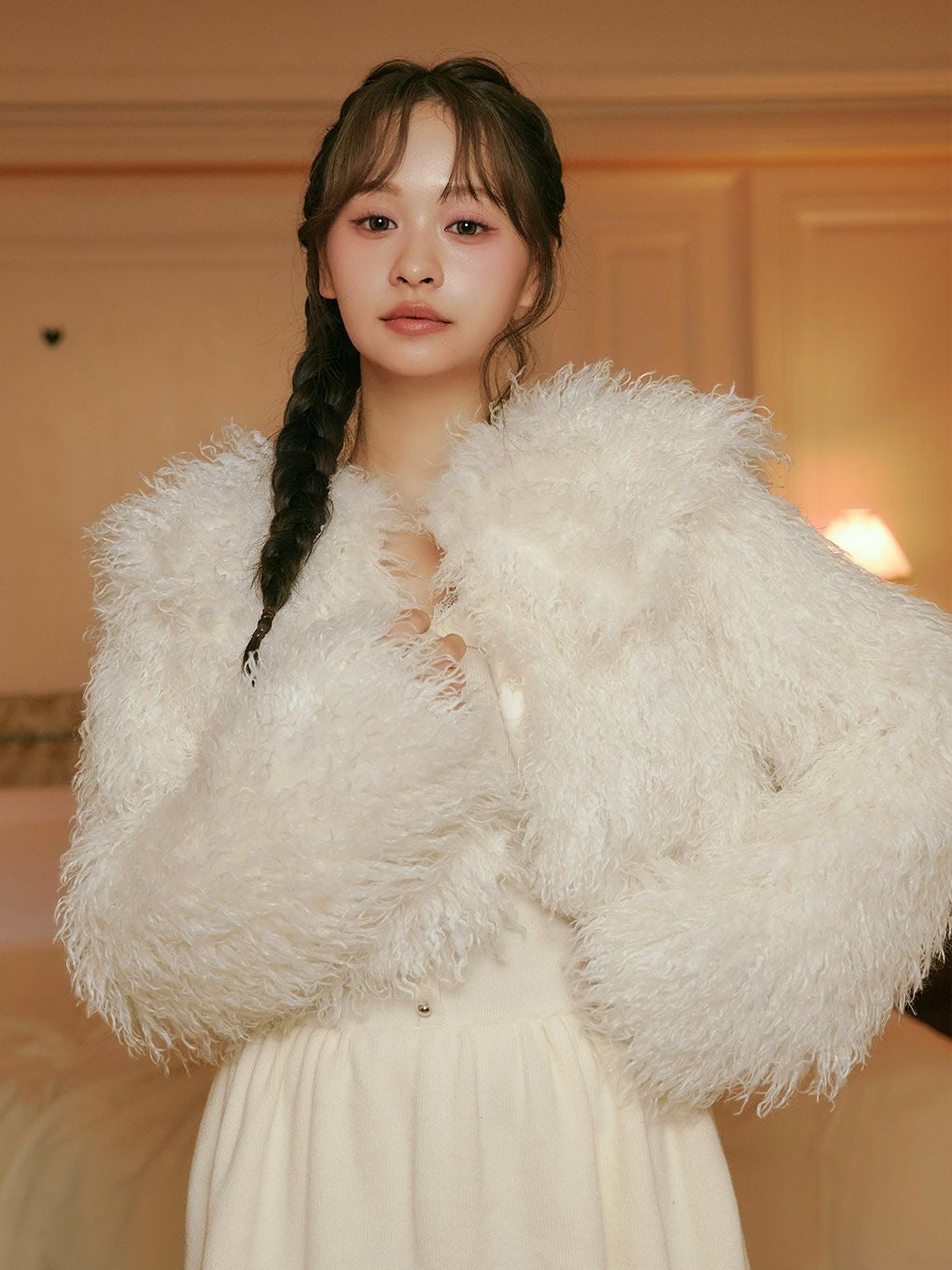 BUBBLES】ショートファージャケット | sparkling mall online store