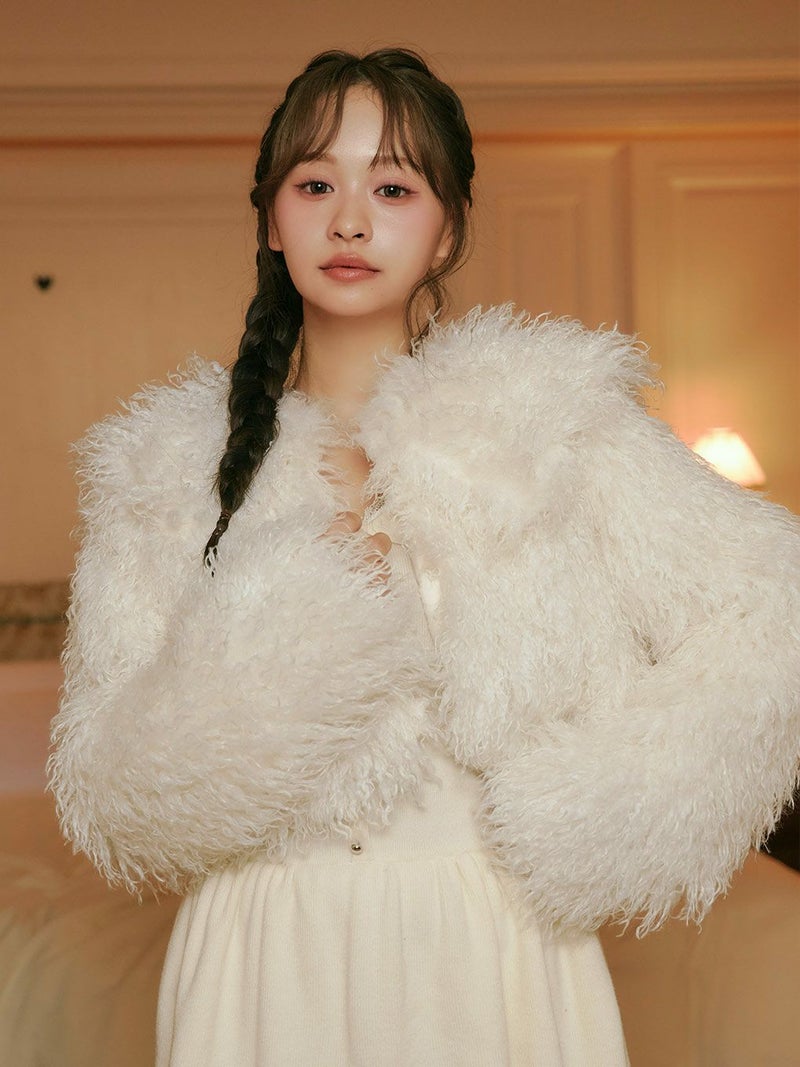 BUBBLES】ショートファージャケット | sparkling mall online store
