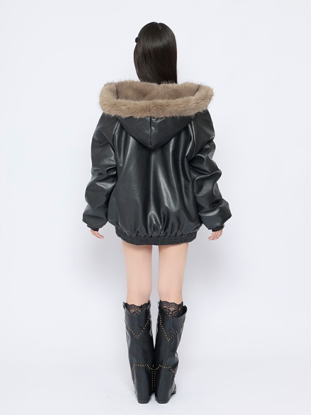 【BUBBLES】フードファーブルゾン