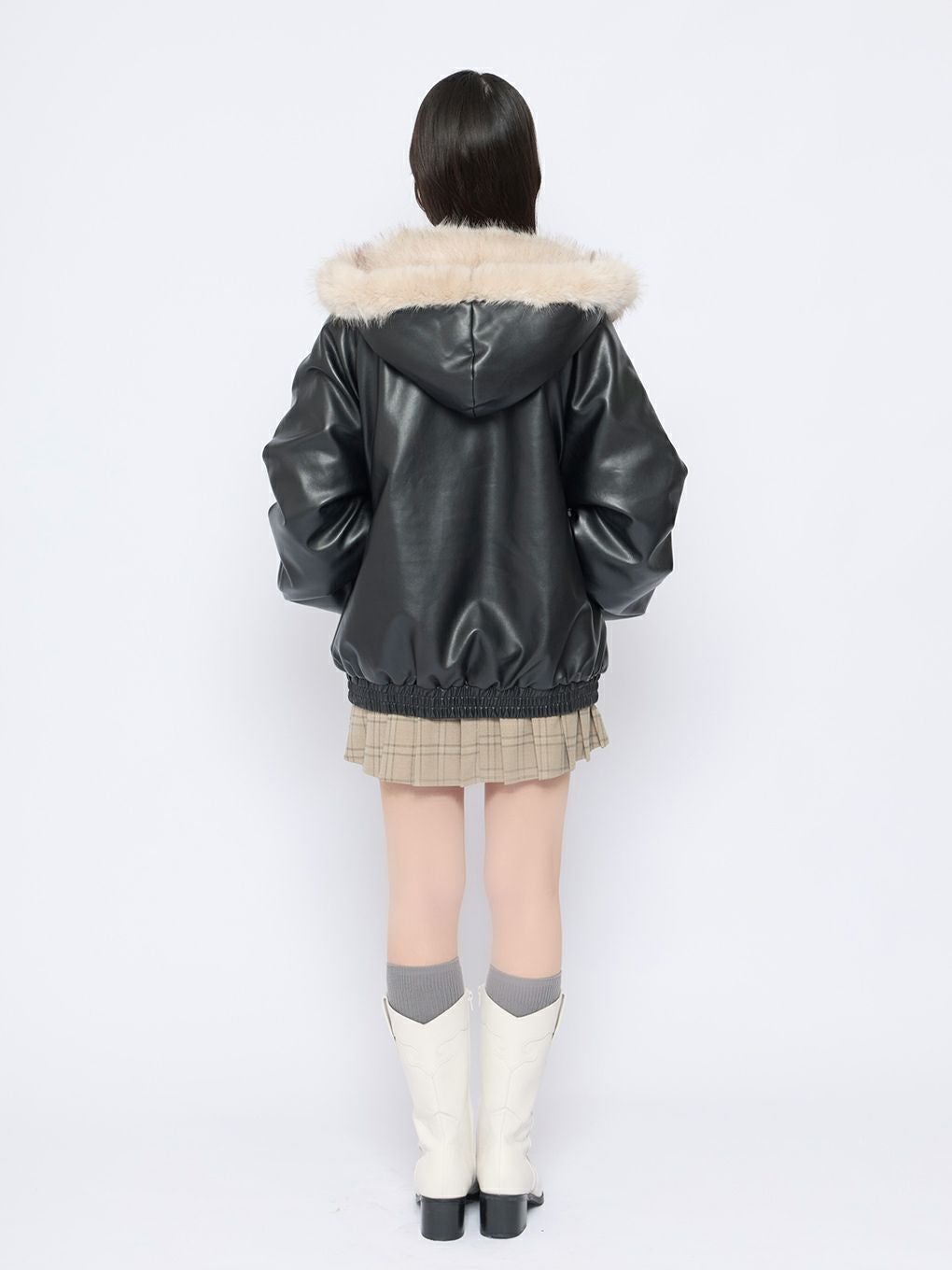 【BUBBLES】フードファーブルゾン