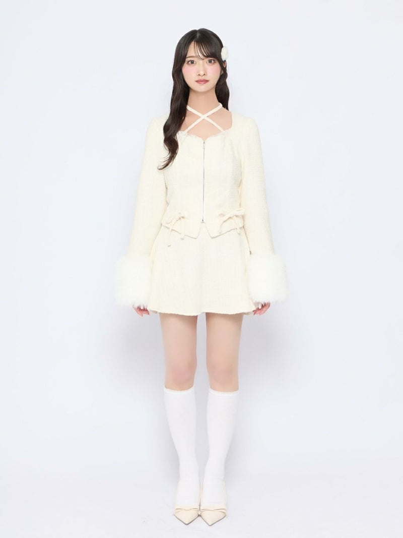 BUBBLES】ファーカフスセットアップ | sparkling mall online store