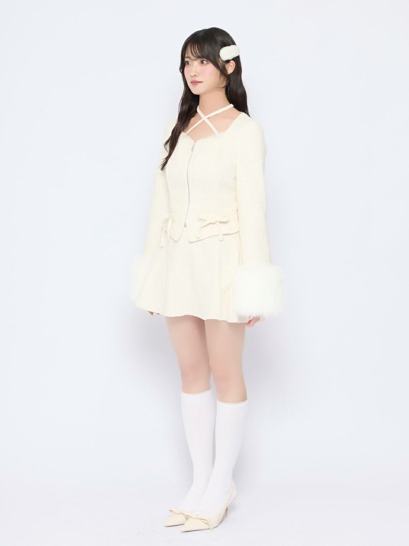 BUBBLES】ファーカフスセットアップ | sparkling mall online store
