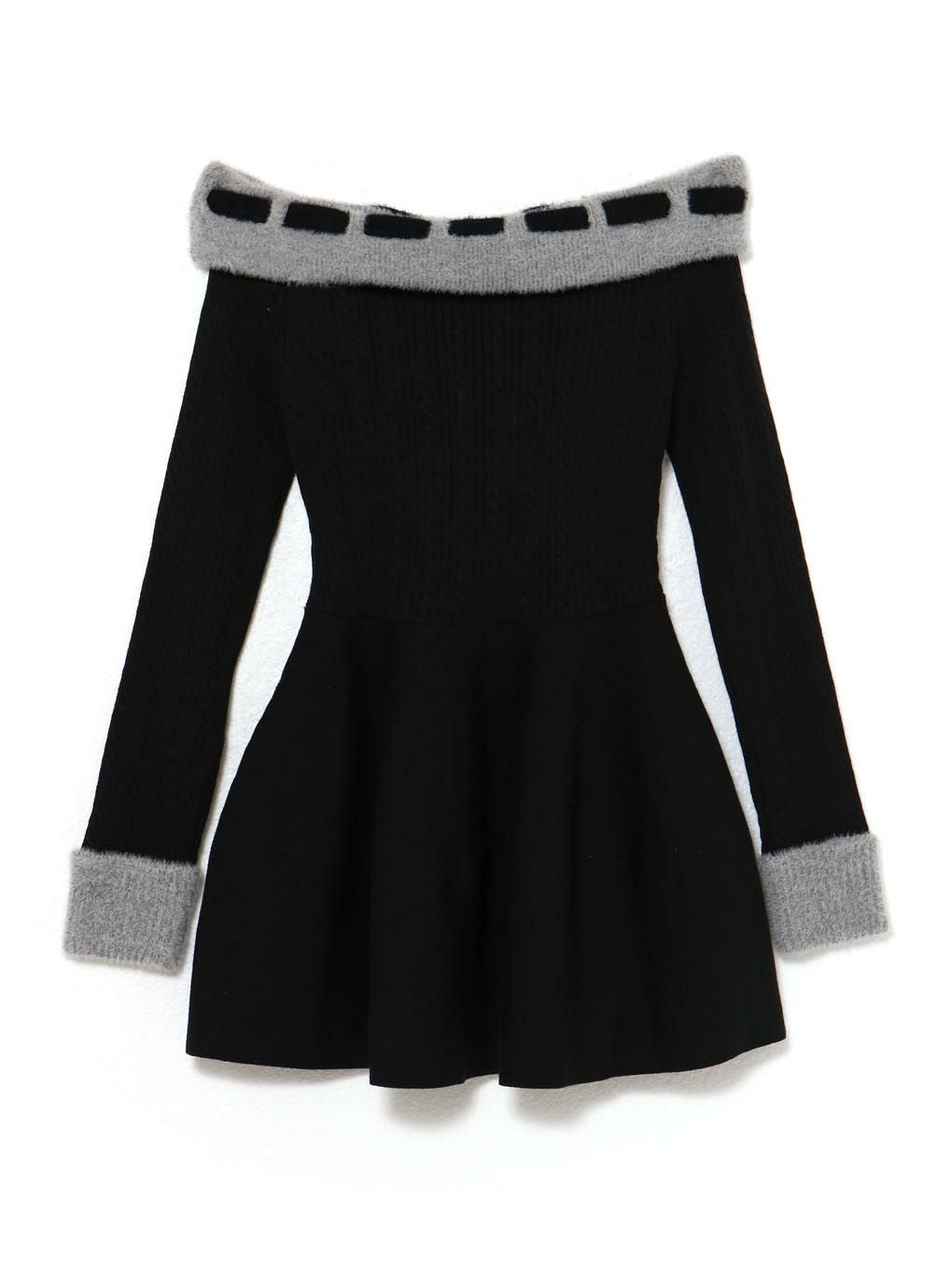 【BUBBLES】リボンオフショルワンピース