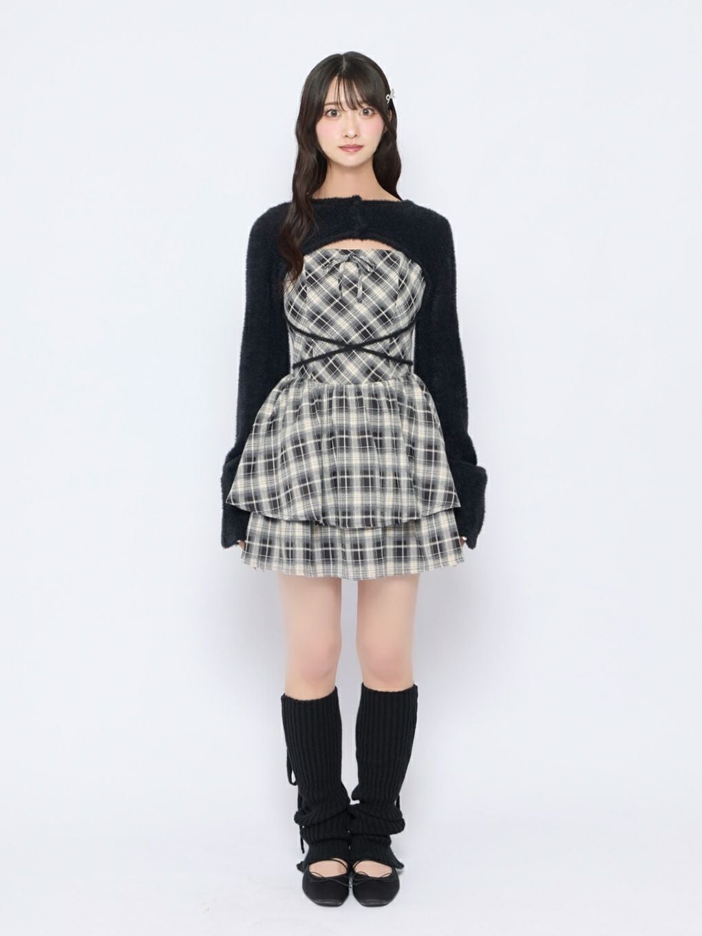 bubbles オープンネックギャザーワンピース BUBBLES】オープンネックギャザーワンピース | sparkling mall online