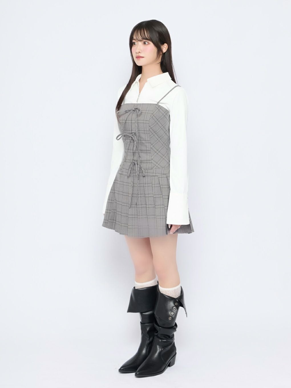 BUBBLES】リボンプリーツキャミワンピース | sparkling mall online store
