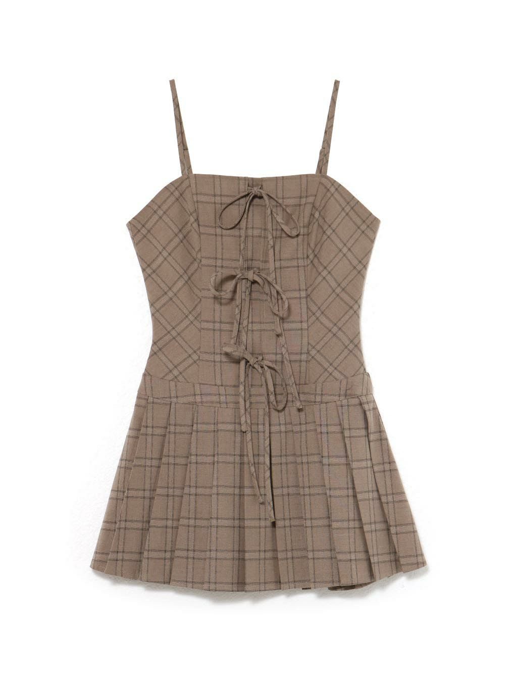 【BUBBLES】リボンプリーツキャミワンピース