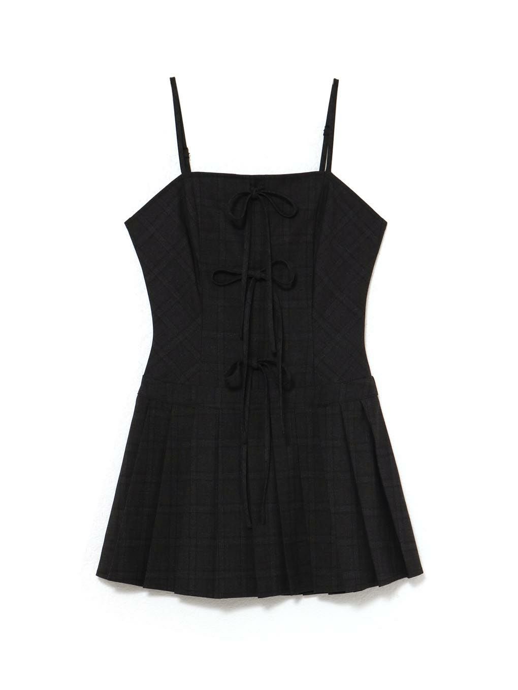 【BUBBLES】リボンプリーツキャミワンピース