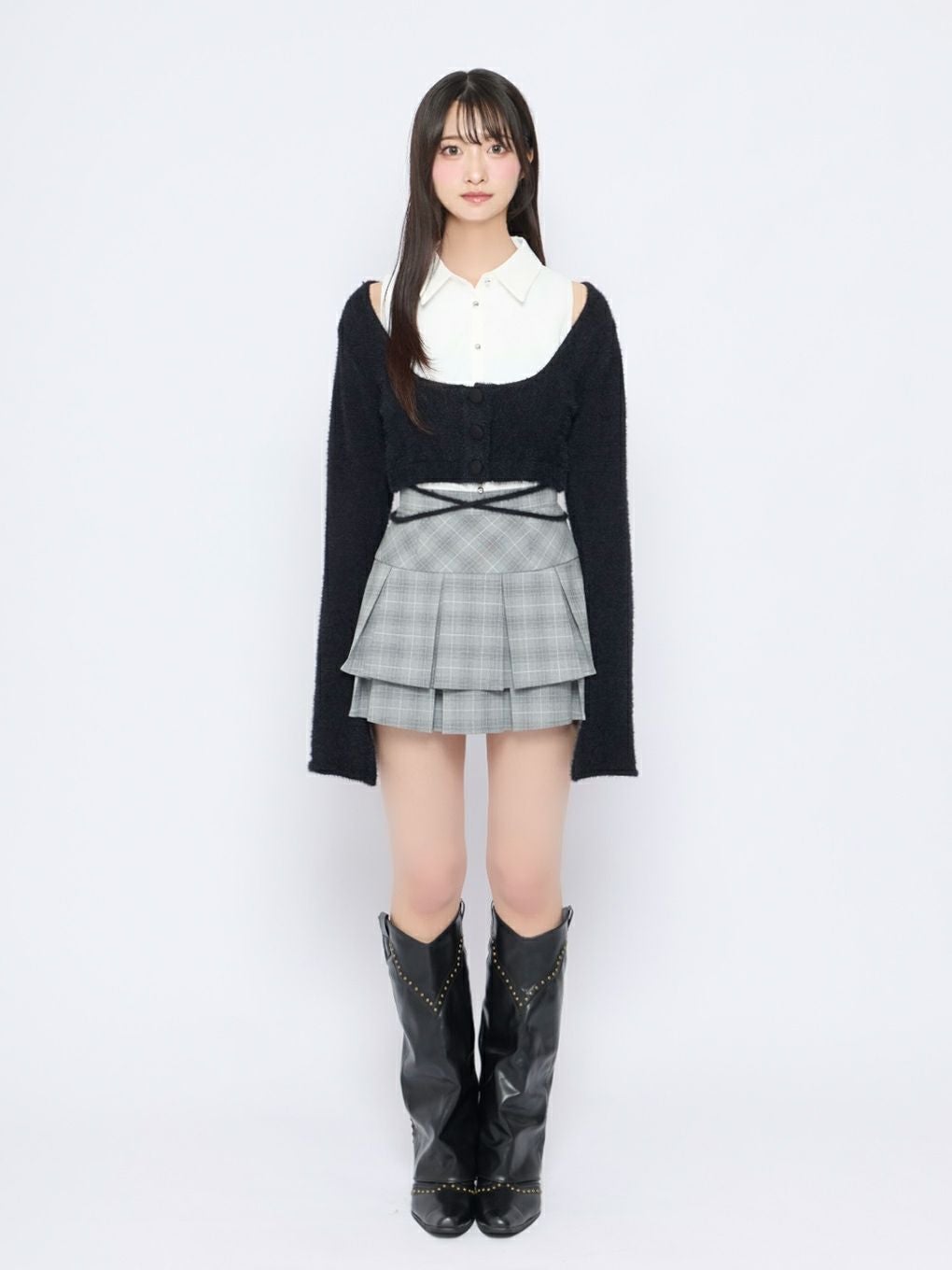 bubbles スクールガールトップス ブラック BUBBLES】スクールガールトップス | sparkling mall online store