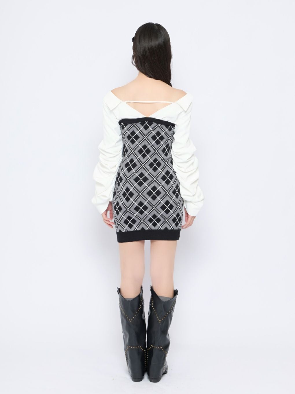 BUBBLES】ルーズシャツニットワンピース | sparkling mall online store