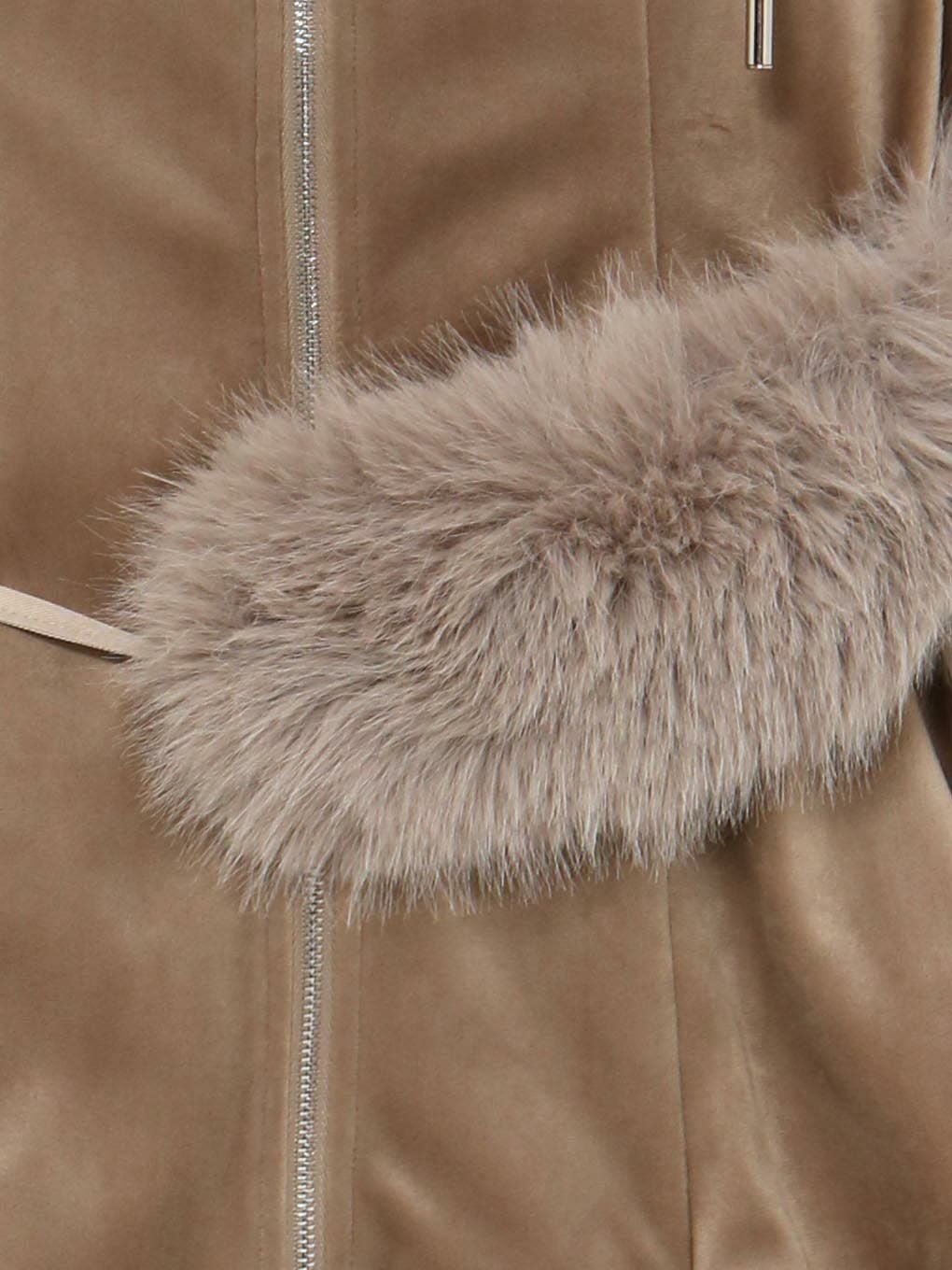 【BUBBLES】ファーベルベットワンピース