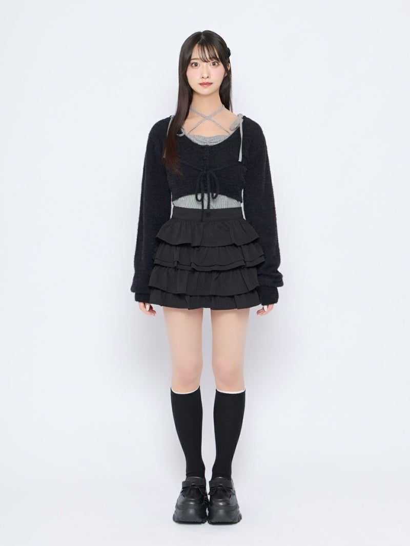 BUBBLES】チェックリボンアンサンブル | sparkling mall online store