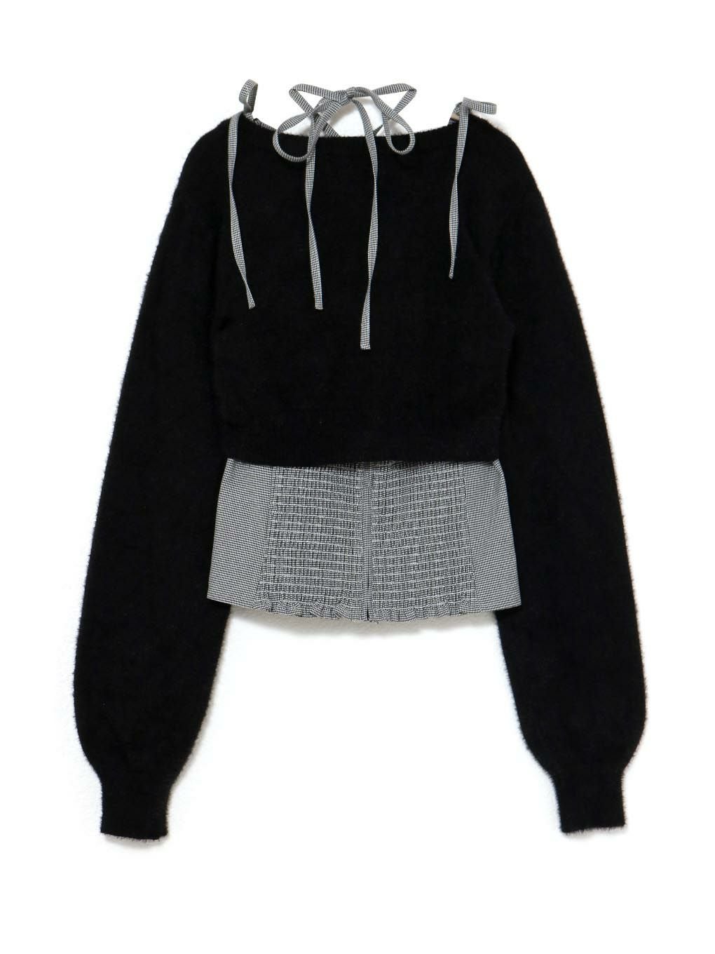 【BUBBLES】チェックリボンアンサンブル