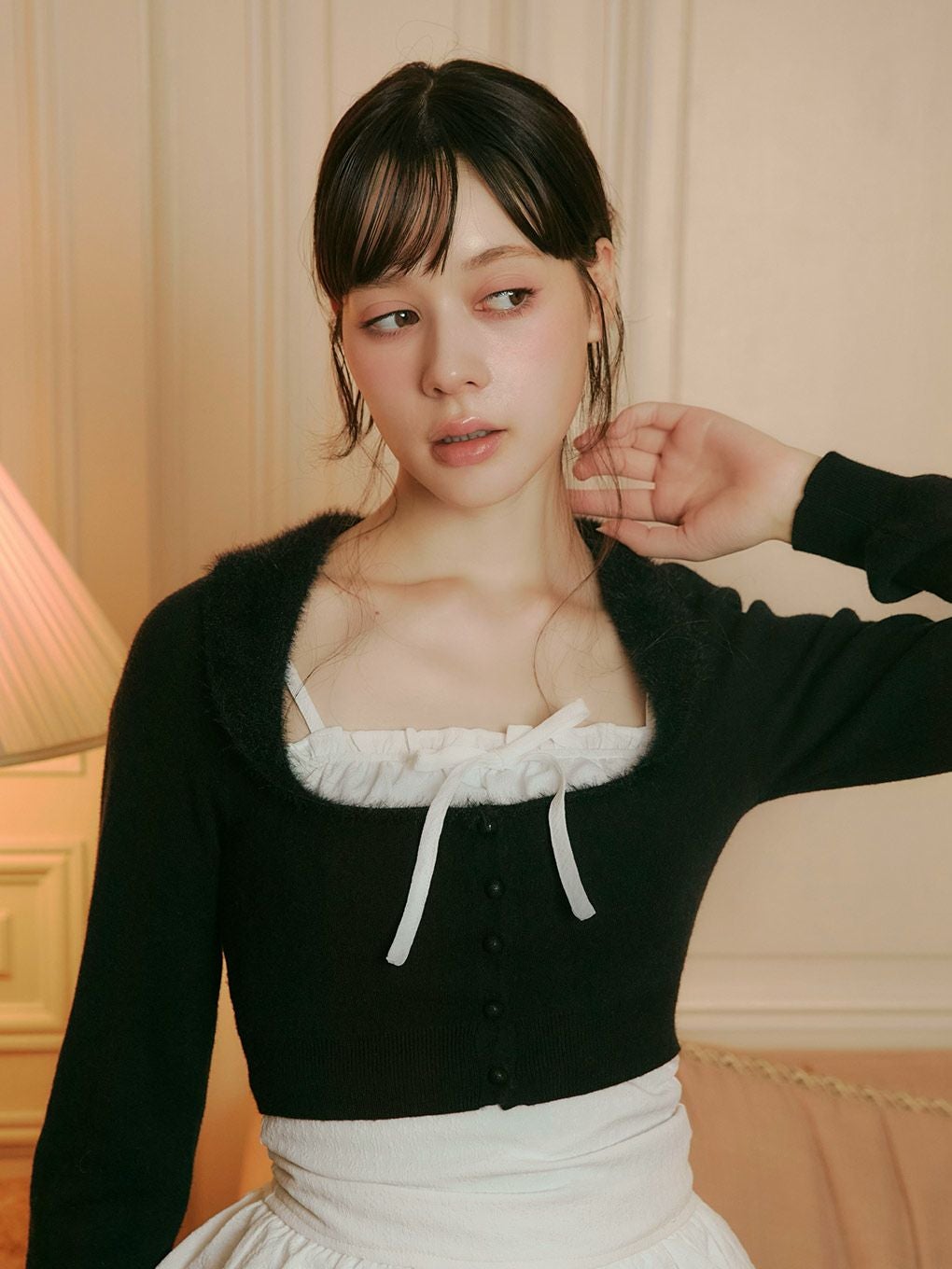 【BUBBLES】シャギーコケットアンサンブル