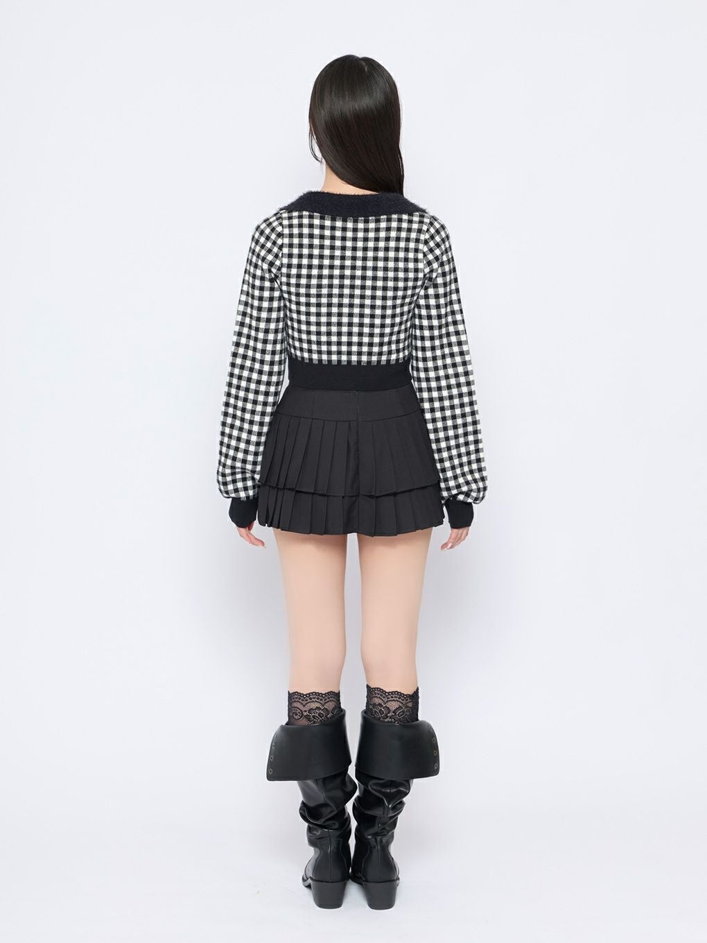 【BUBBLES】シャギーコケットアンサンブル