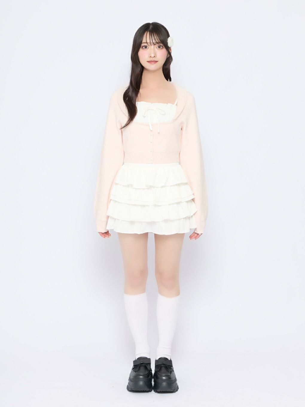BUBBLES】シャギーコケットアンサンブル | sparkling mall online store