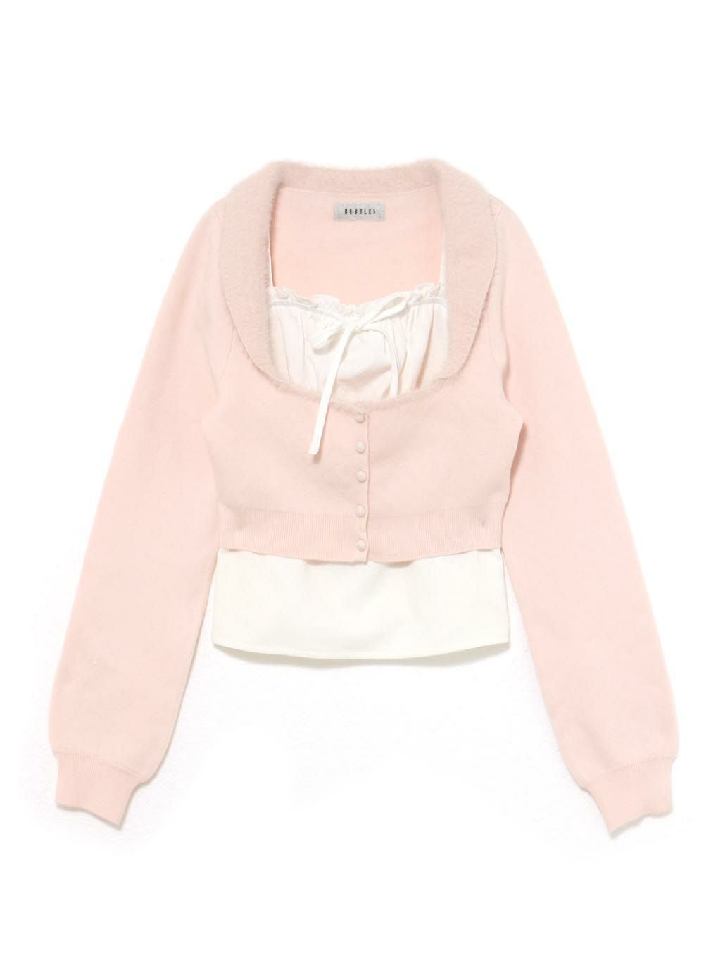 【BUBBLES】シャギーコケットアンサンブル