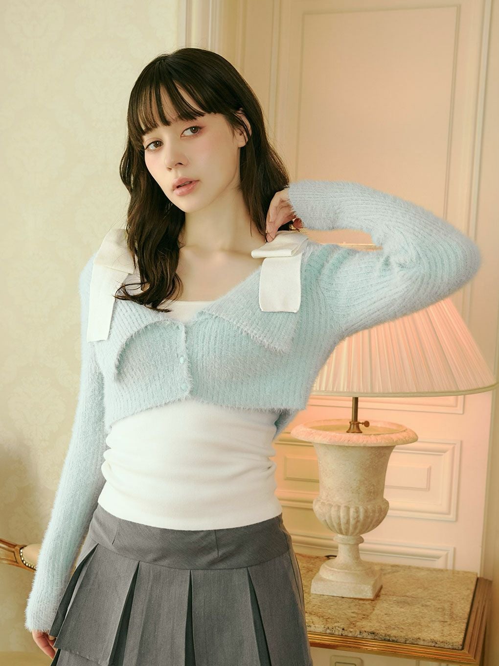 BUBBLES】ショルダーリボンアンサンブル | sparkling mall online store