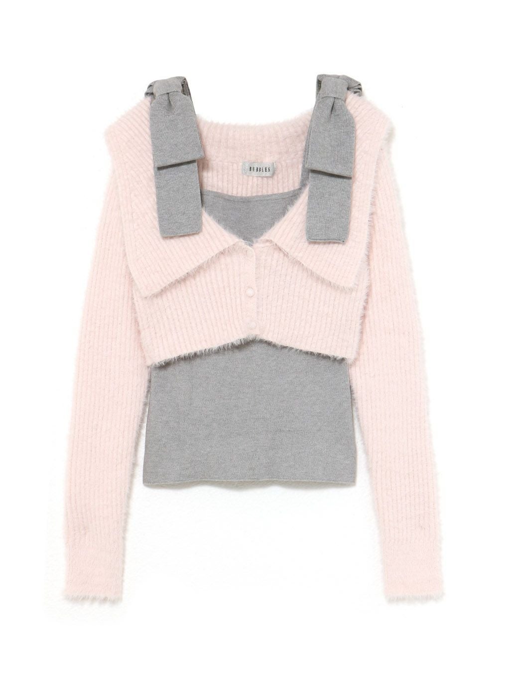 BUBBLESショルダーリボンアンサンブル BUBBLES】ショルダーリボンアンサンブル | sparkling mall online store