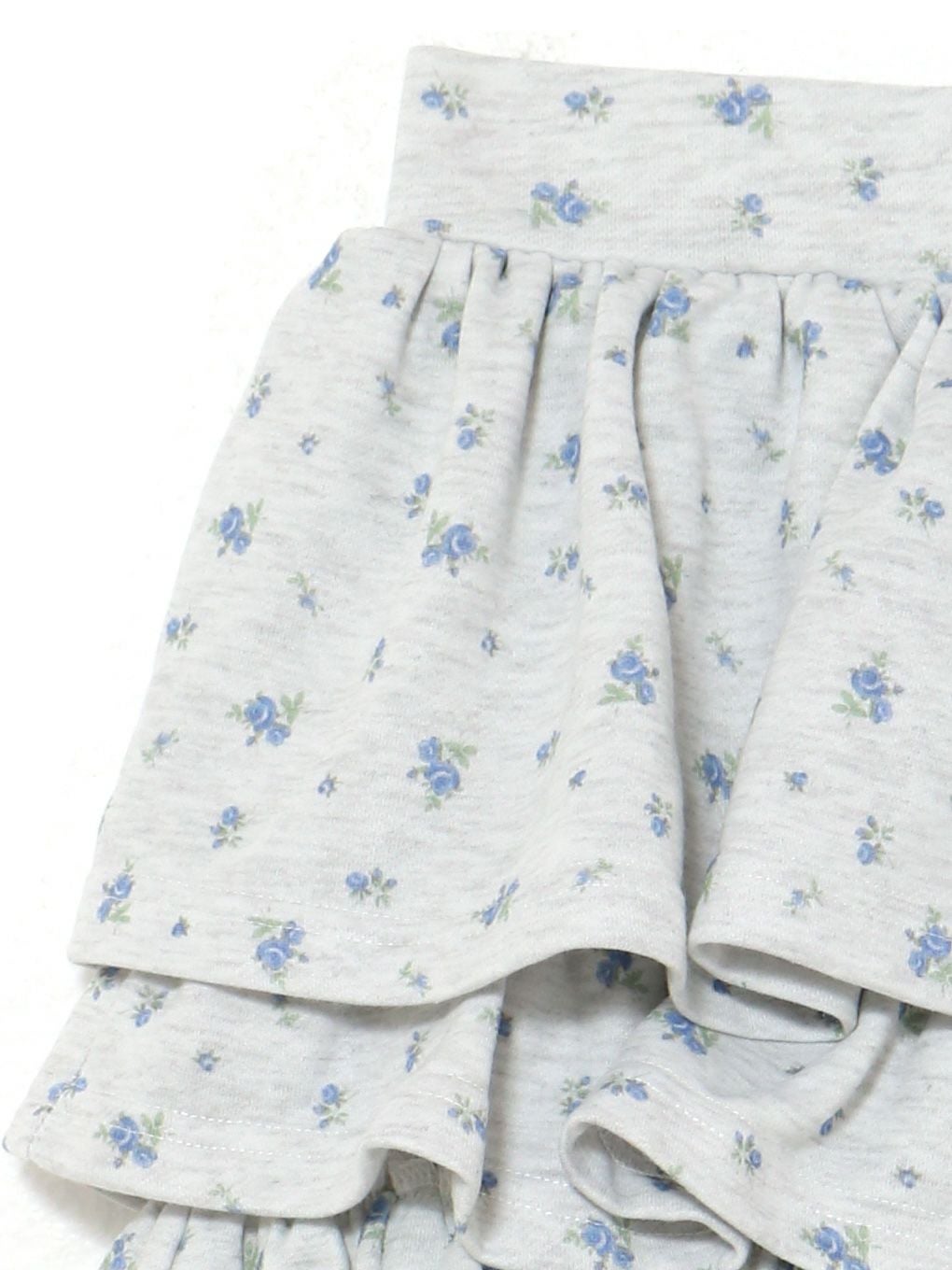 【BUBBLES】フラワーティアードスカパン