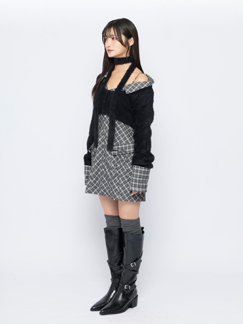 BUBBLES】レイヤードシャツワンピース | sparkling mall online store