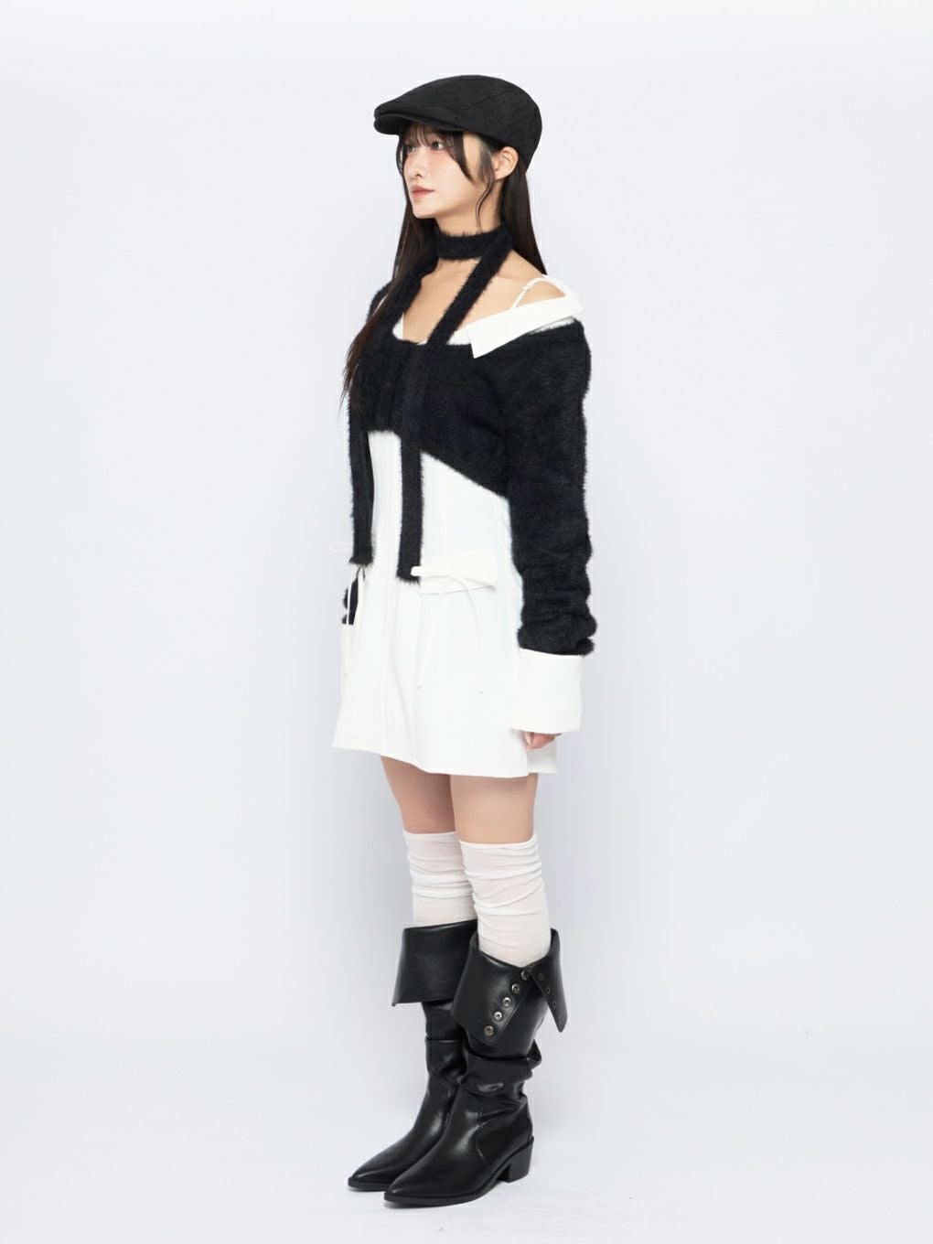 BUBBLES】レイヤードシャツワンピース | sparkling mall online store