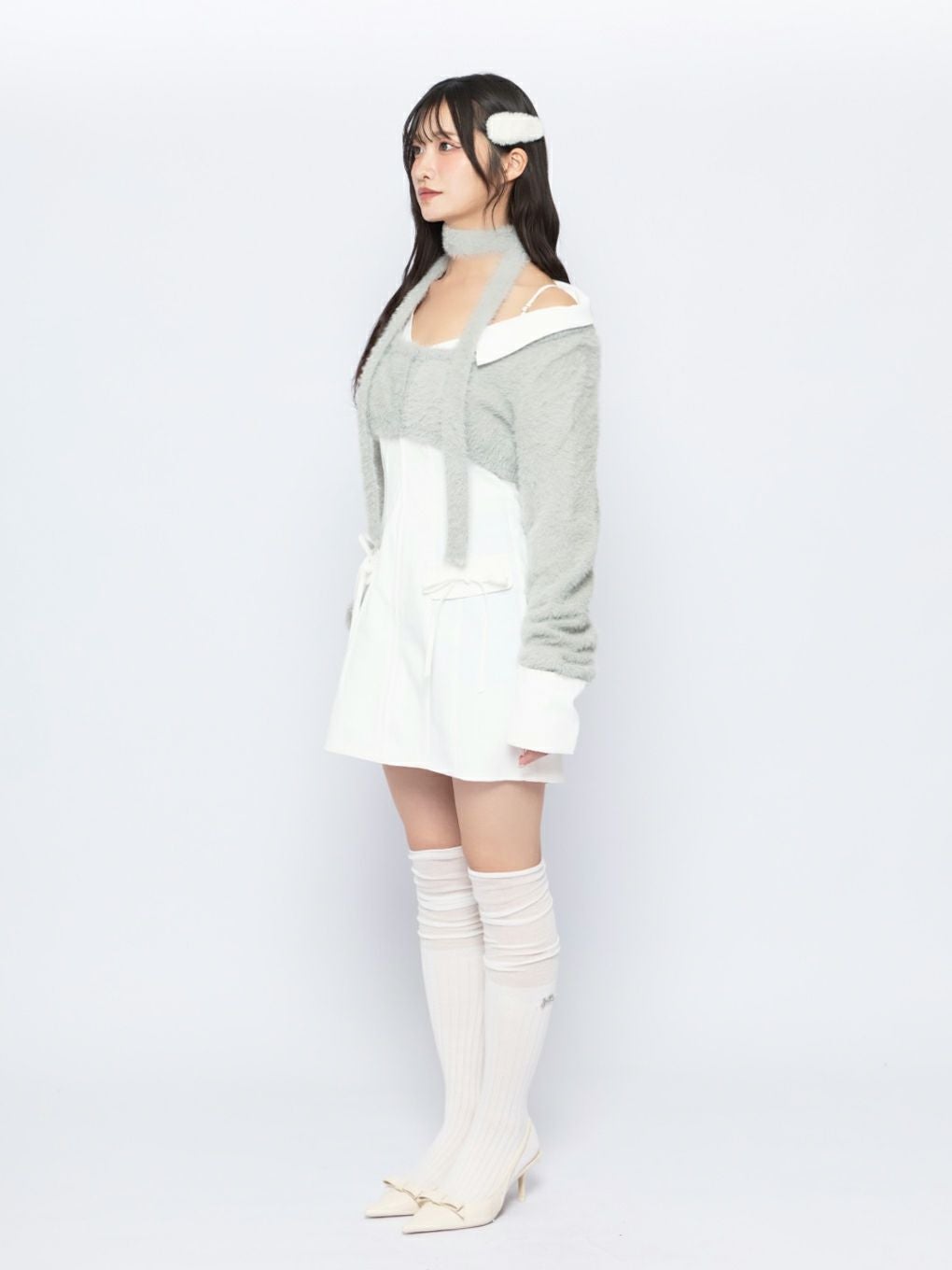 BUBBLES】レイヤードシャツワンピース | sparkling mall online store