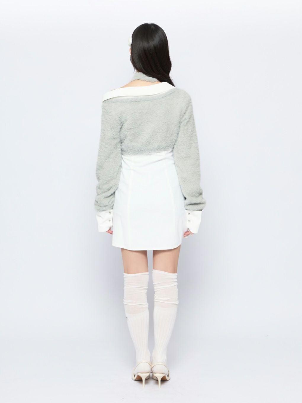 BUBBLES】レイヤードシャツワンピース | sparkling mall online store