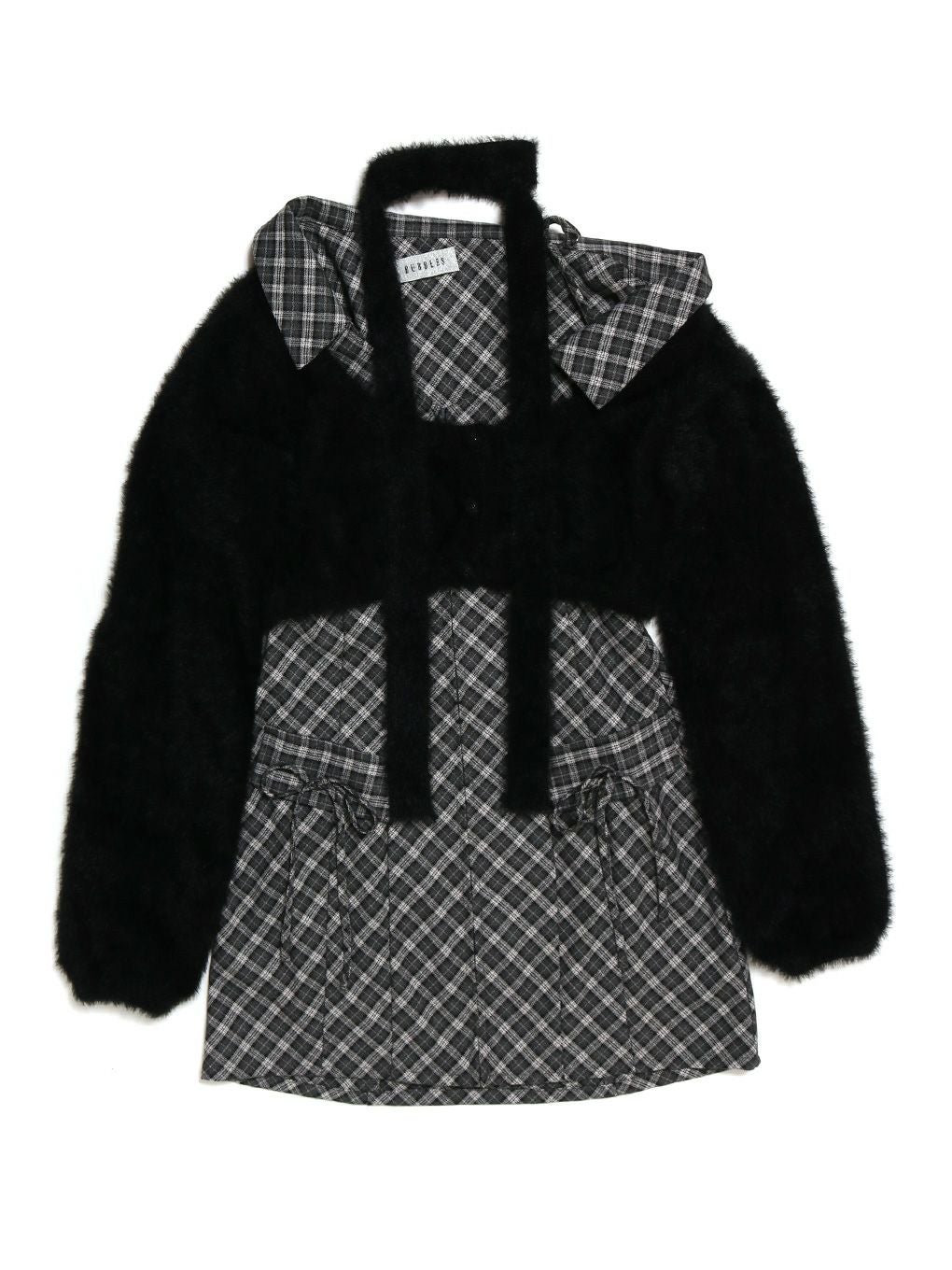 【BUBBLES】レイヤードシャツワンピース