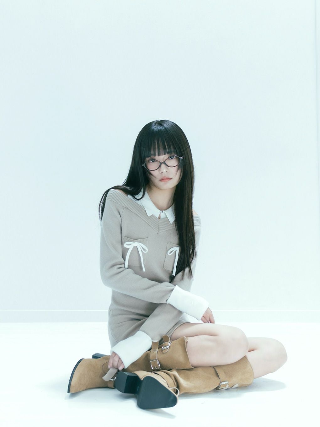 BUBBLES】スクールガールニットワンピース | sparkling mall online store
