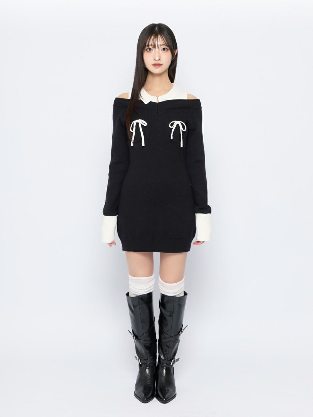 BUBBLES】スクールガールニットワンピース | sparkling mall online store