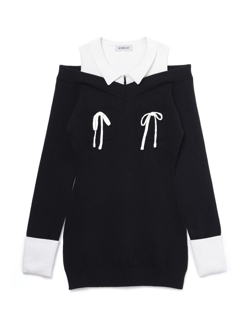 【BUBBLES】スクールガールニットワンピース