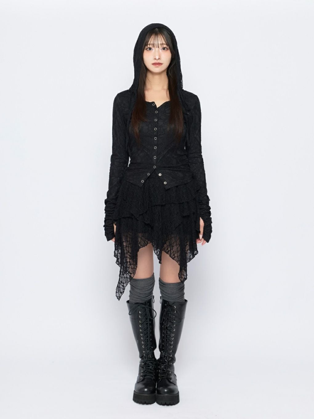 BUBBLES】レースフーディートップス | sparkling mall online store
