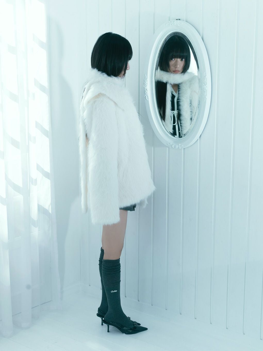 BUBBLES】ロングファージャケット | sparkling mall online store