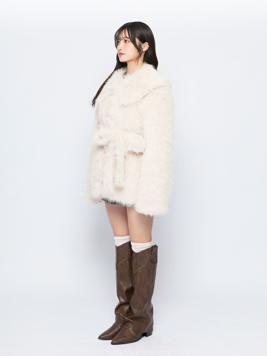 BUBBLES】ロングファージャケット | sparkling mall online store