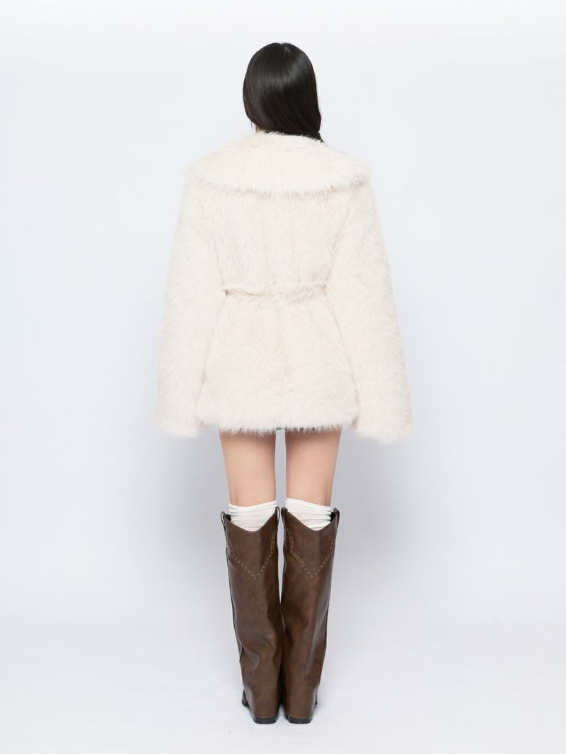 BUBBLES】ロングファージャケット | sparkling mall online store