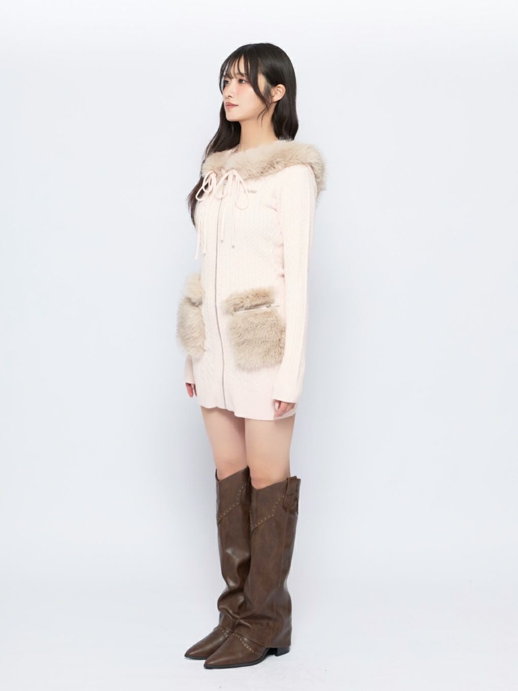 BUBBLES】ケーブルニットワンピース | sparkling mall online store