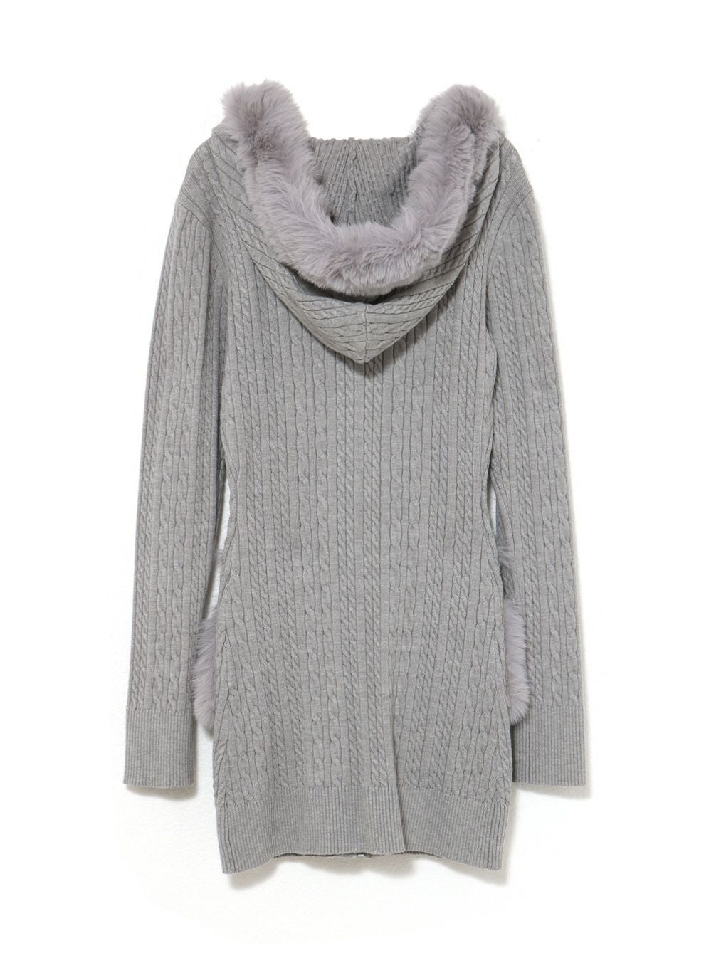  【BUBBLES】ケーブルニットワンピース