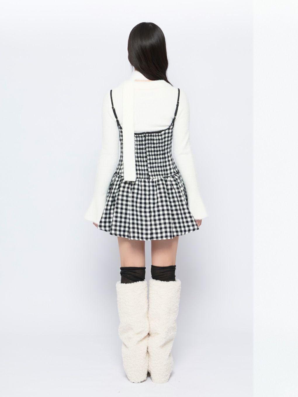 【BUBBLES】パイピングコルセットジャンスカ