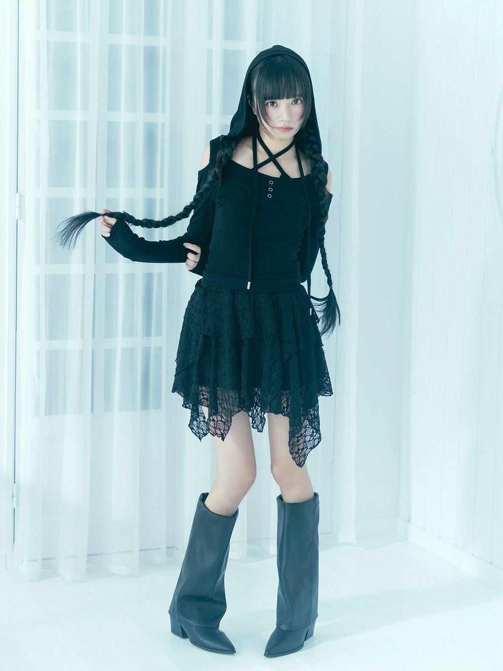 【BUBBLES】ランダムフリルスカート