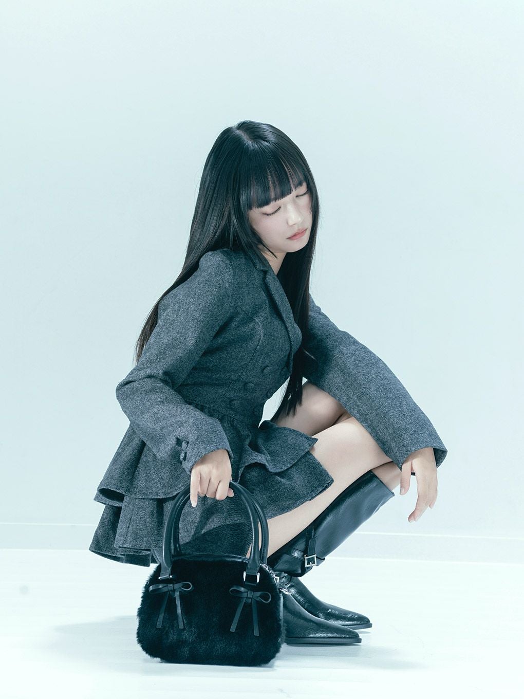 BUBBLES】ジャケットペプラムセットアップ | sparkling mall online store