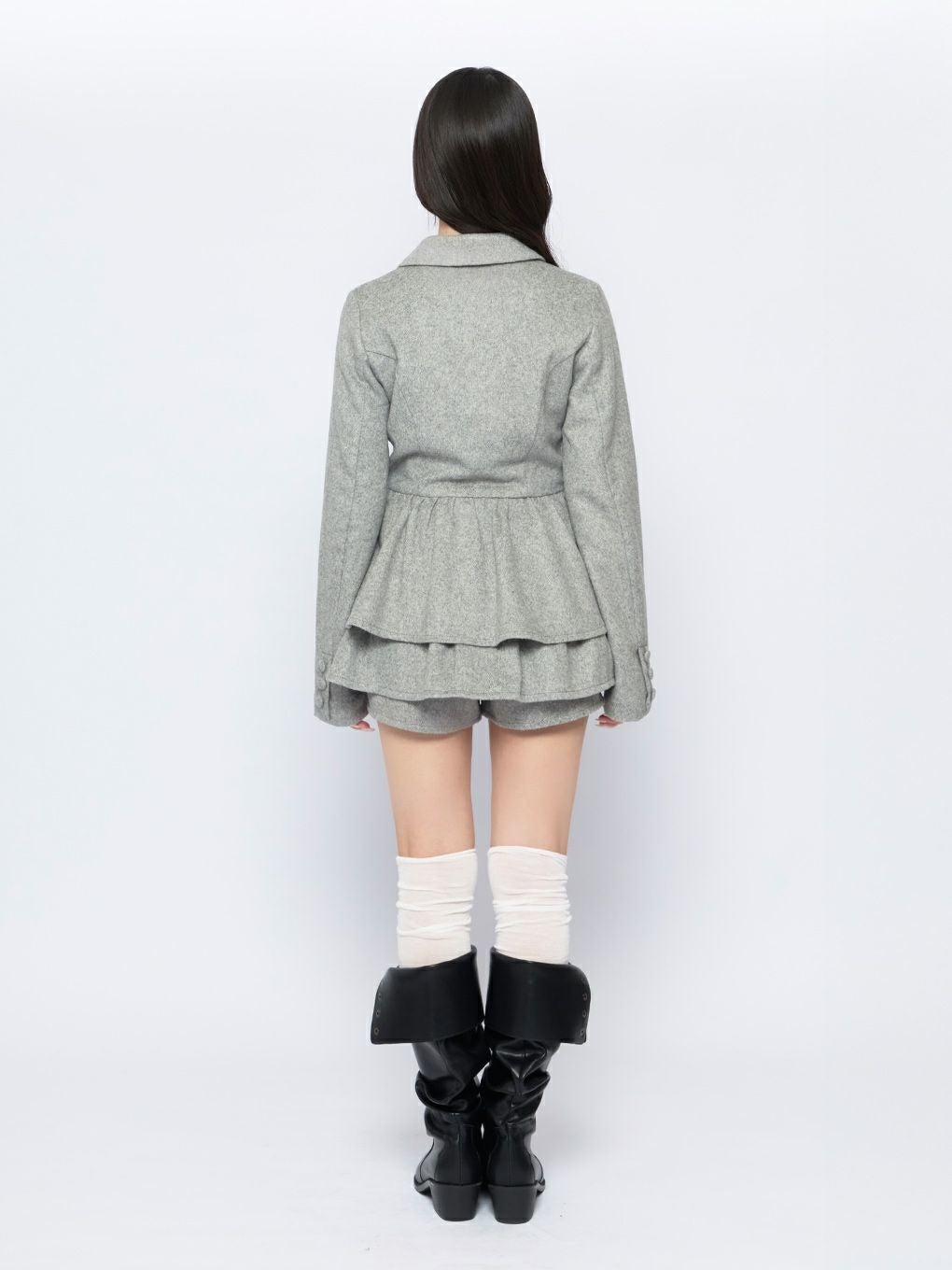 BUBBLES】ジャケットペプラムセットアップ | sparkling mall online store